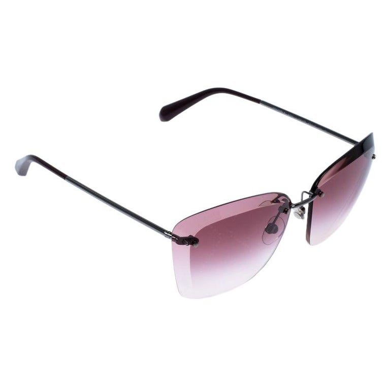 chanel butterfly sunglasses pink oversized