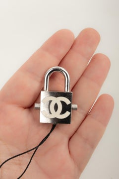 Chanel Silvery Metal Bag Jewelry, 2004