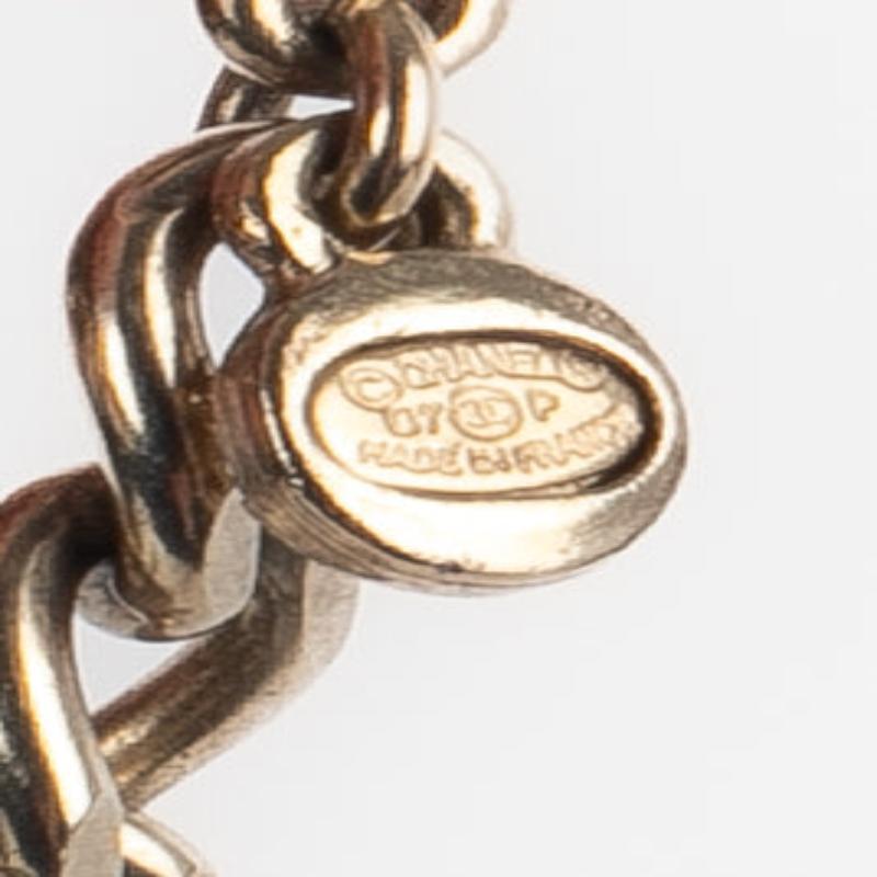 Chanel Silvery Metal Necklace, 2007 For Sale 6
