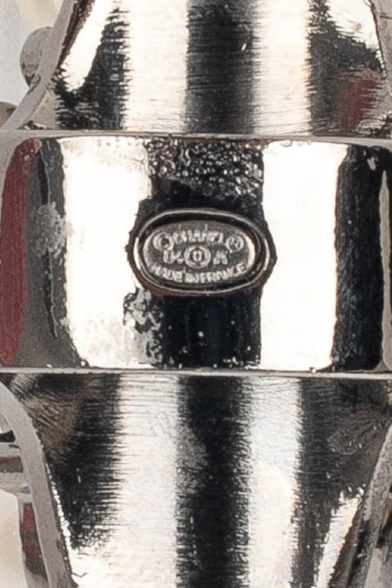 Anello Chanel in metallo argentato, 2004 in vendita 4
