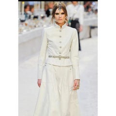 Chanel Silvery Metal Ring Bracelet, 2012