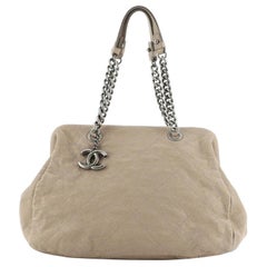 Chanel Simply CC Bowling Bag Quilted Caviar Large
