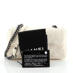 Chanel  Simply CC Flap Bag Quilted Caviar Mini