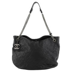 Chanel Simply CC Hobo Quilted Caviar