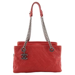 Chanel Simply CC Tote Quilted Caviar Medium