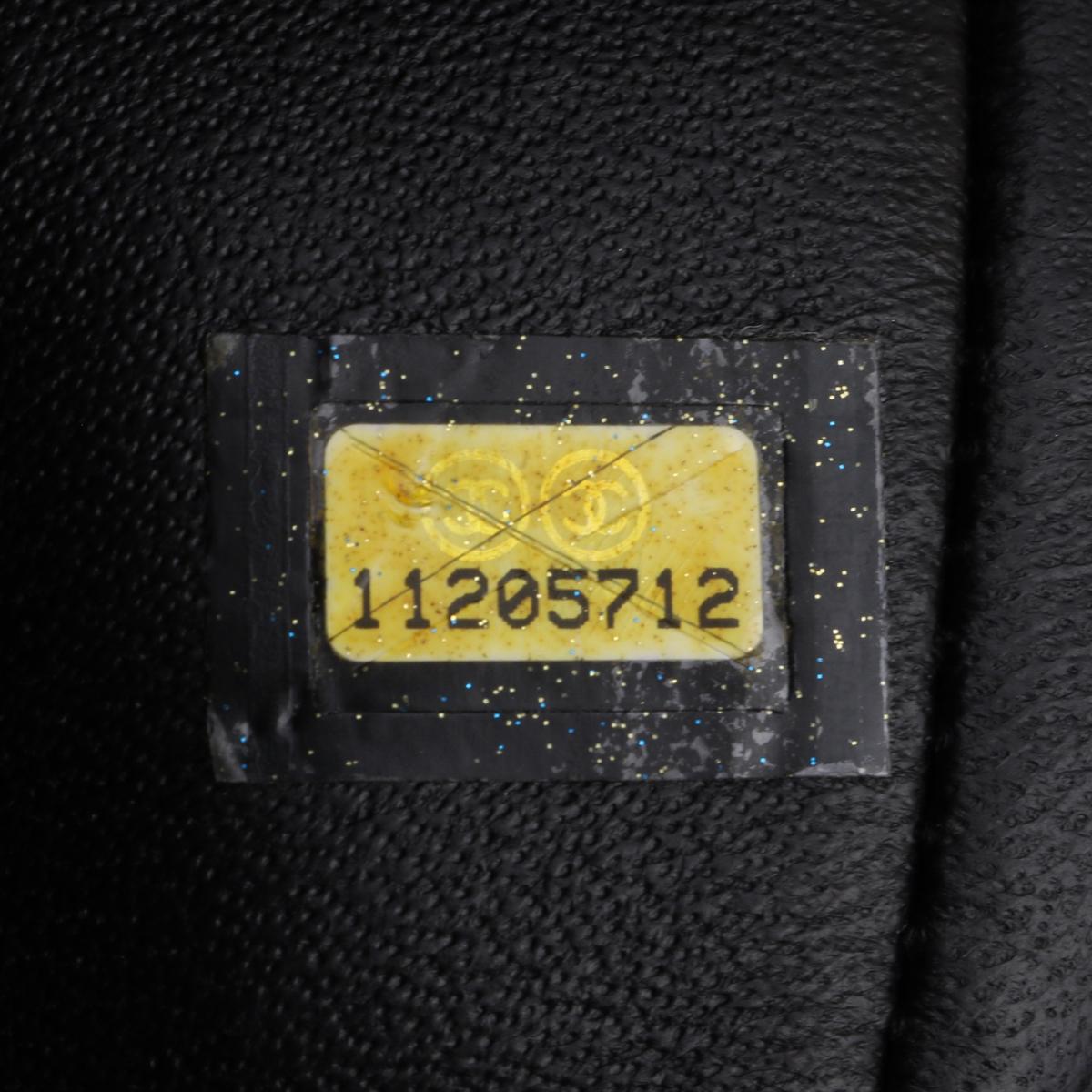 CHANEL Single Flap Jumbo Bag Black Caviar with 24k Gold Plated Hardware 2007 10