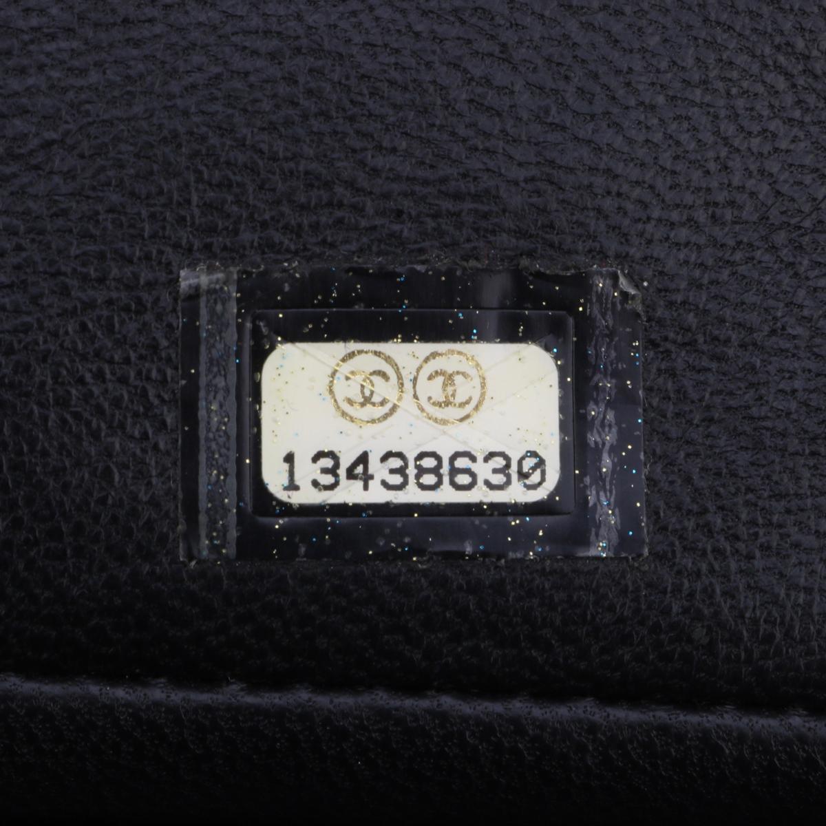 CHANEL Single Flap Jumbo Bag Black Caviar with Gold Hardware 2010 13