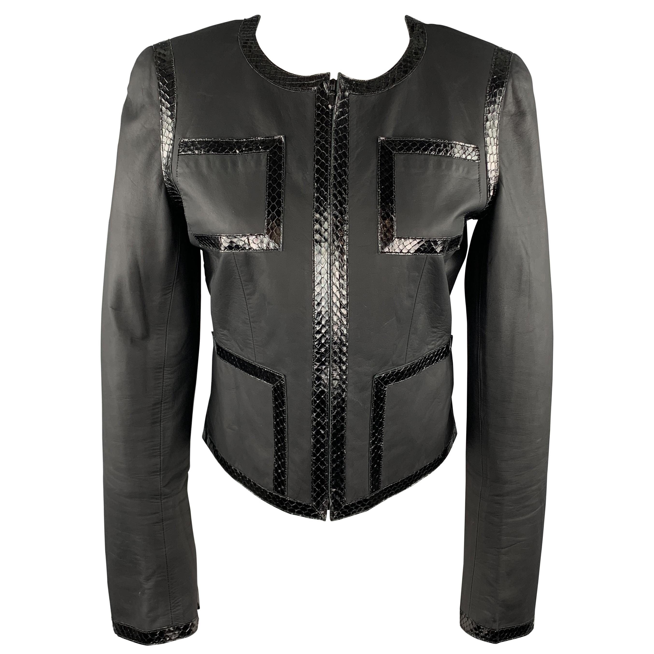 Black Leather Jacket Womens Chanel