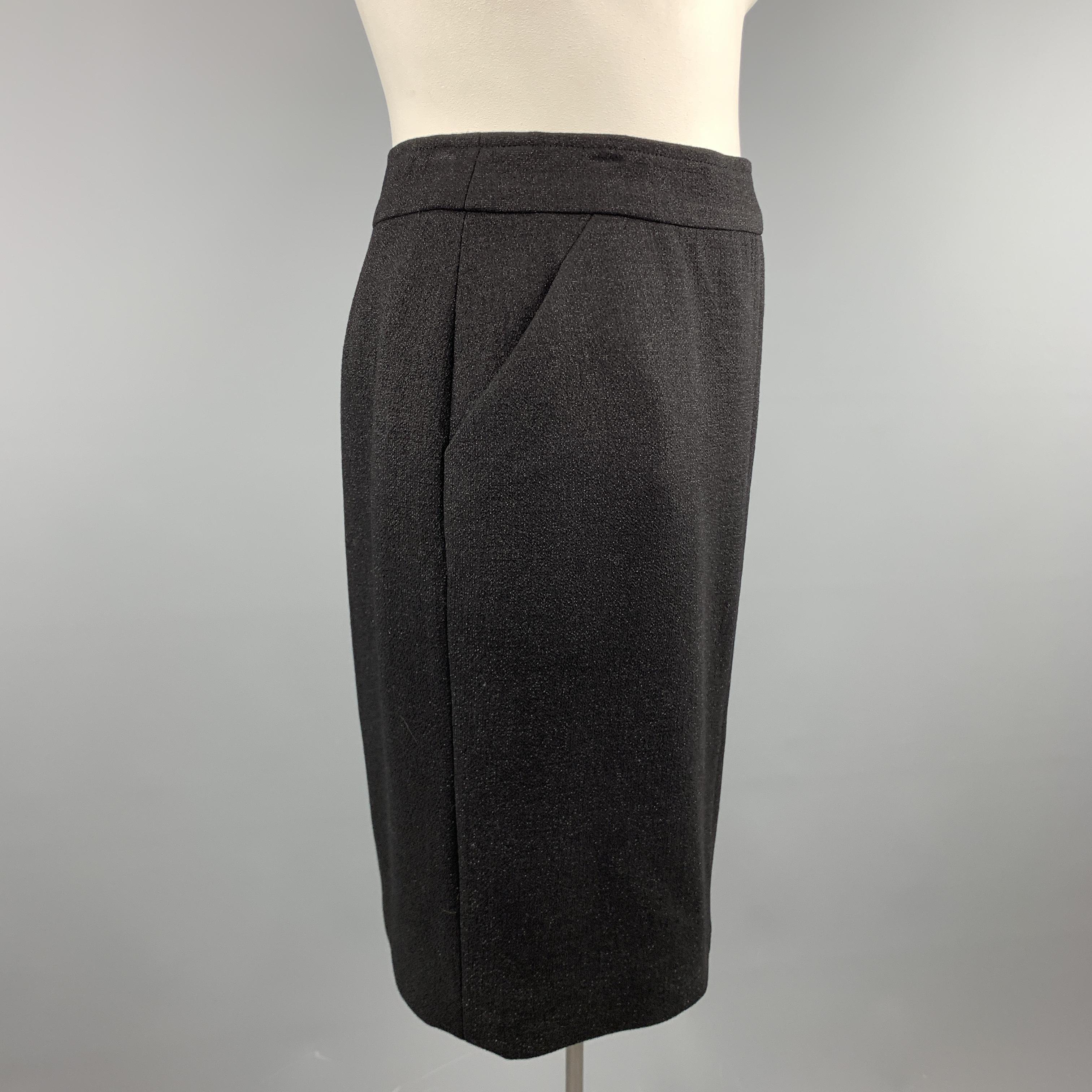 black sparkle skirt
