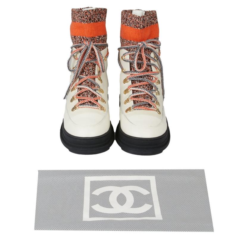 Women's Chanel Ski Boots Size 40 For Sale