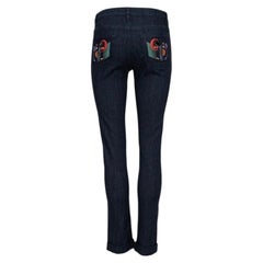 Chanel Skinny Rhinestones Jeans Sz.S (FR36)