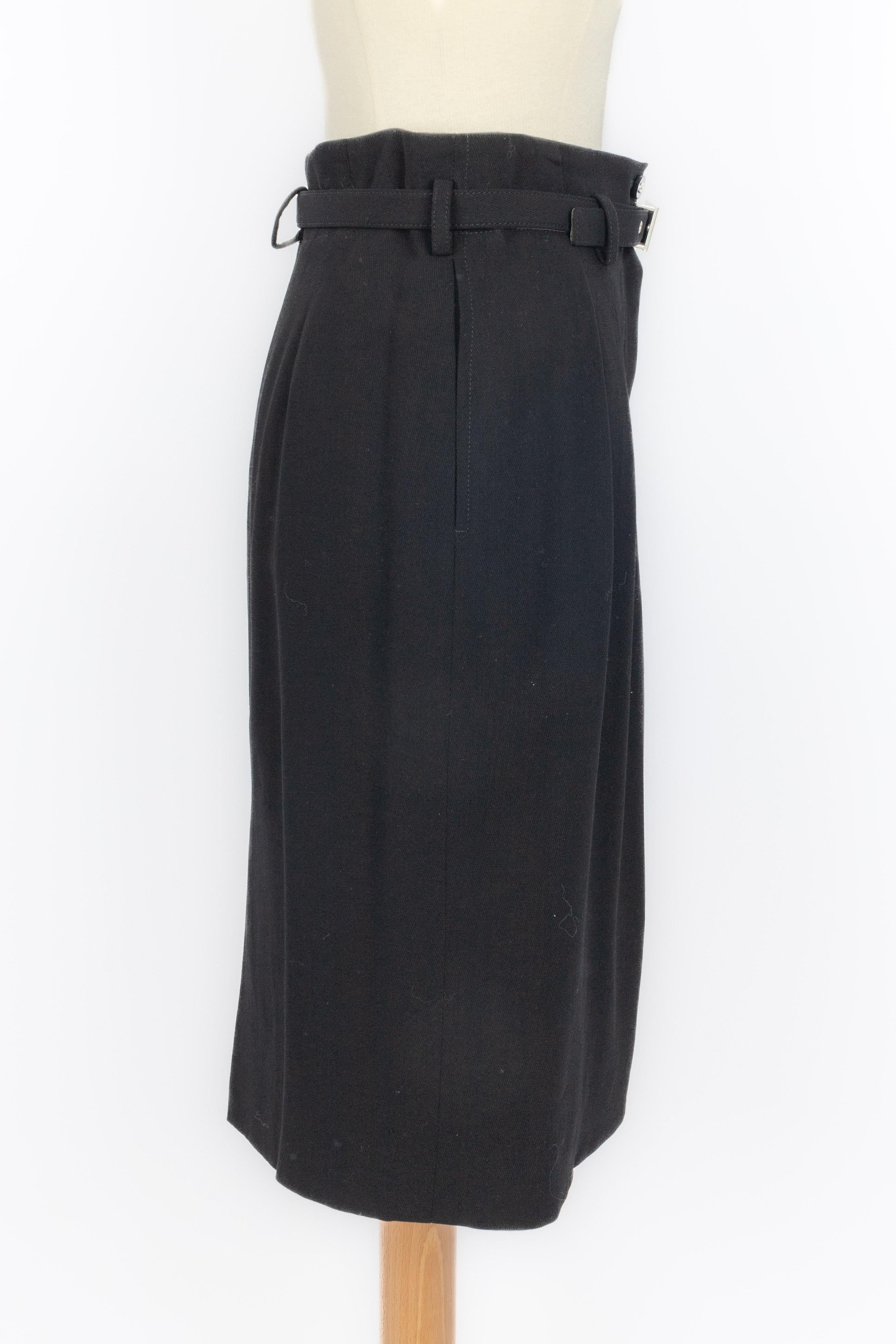 Falda Chanel 1996 Negro en venta