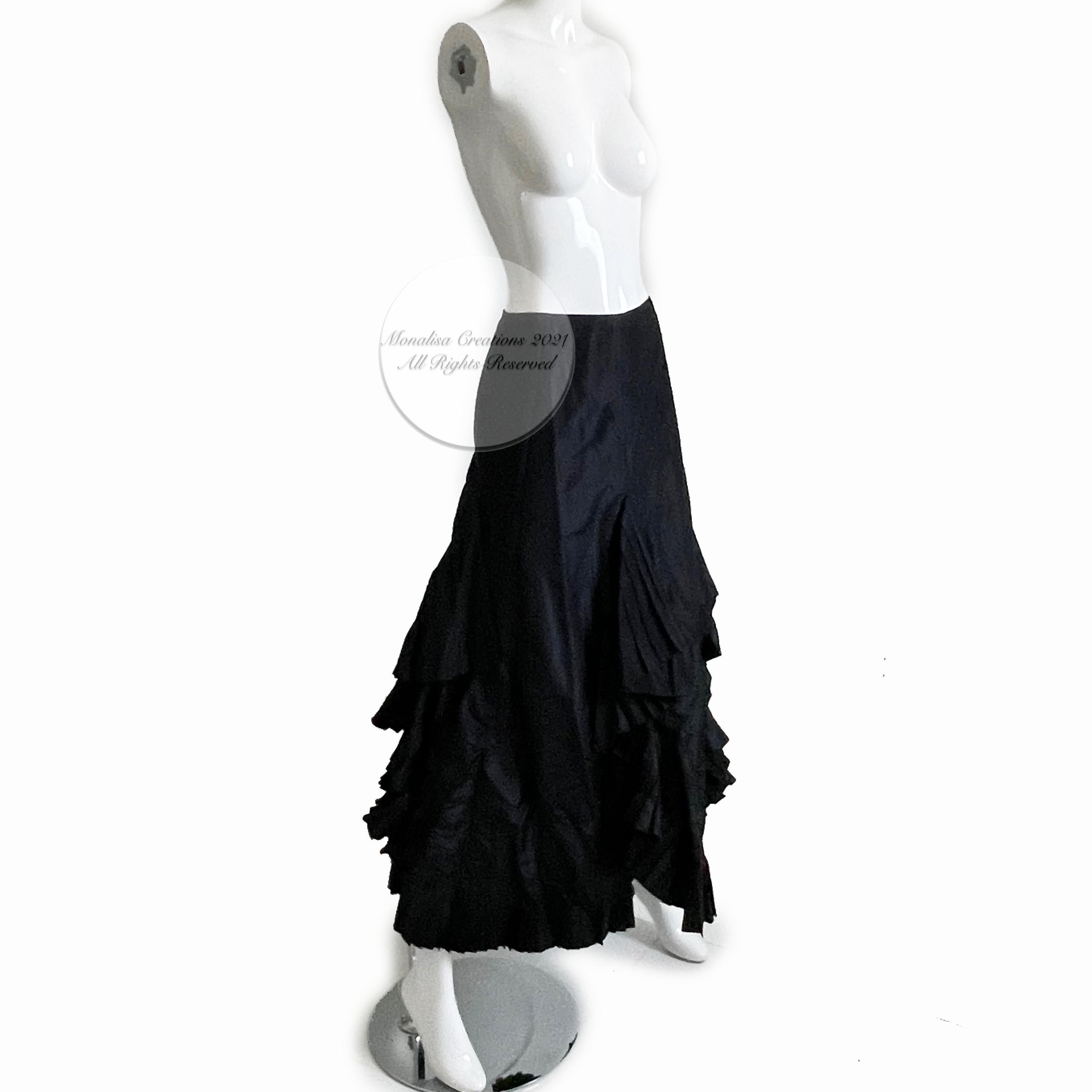 taffeta long skirt