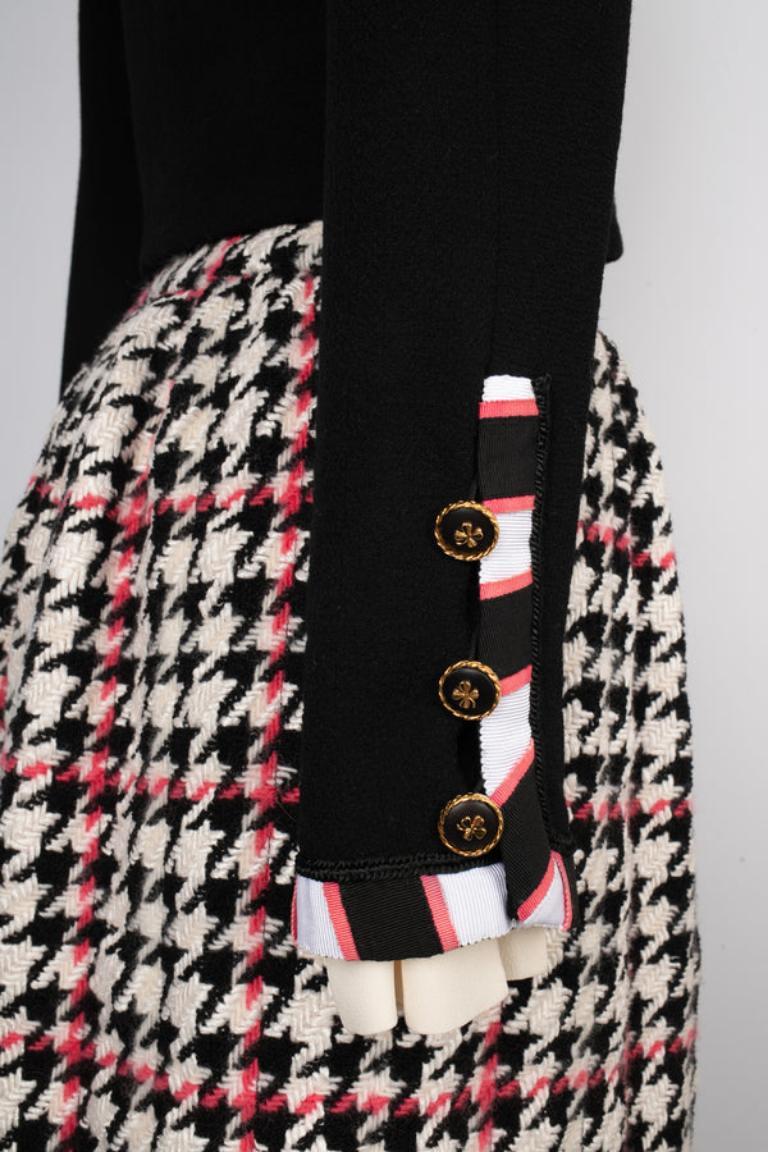 Chanel-Rockanzug Haute Couture, ca. 1987-1988 im Angebot 1