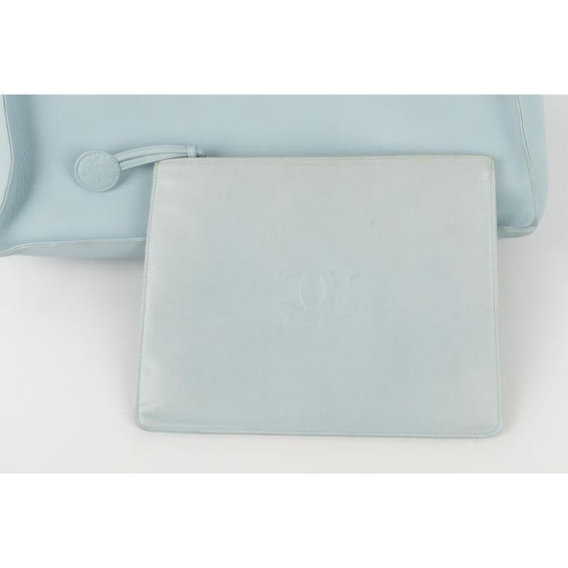 Chanel Sky-blue Leather Bag, 1997/1999 For Sale 4