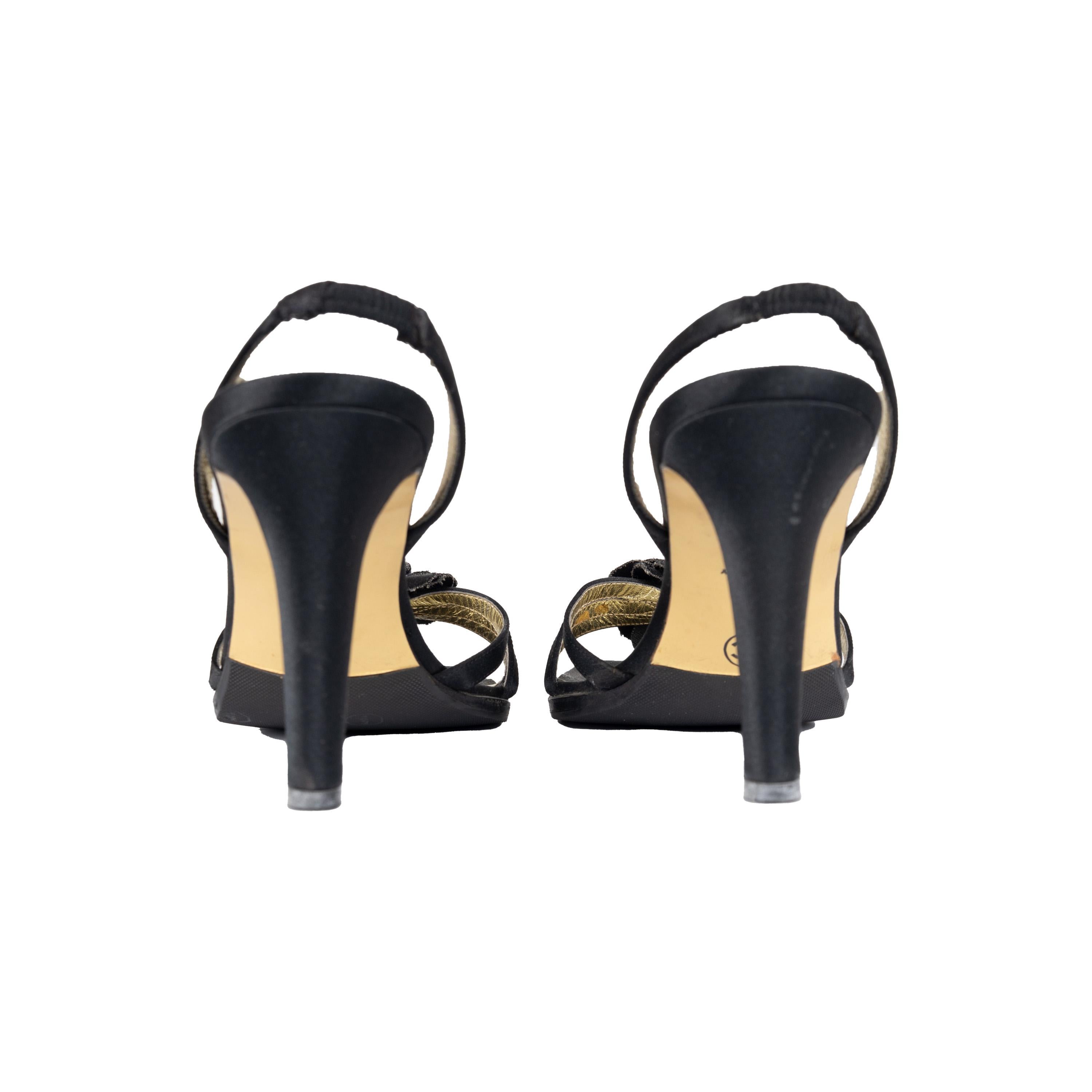 Chanel Slingback Heels - '00s For Sale 1