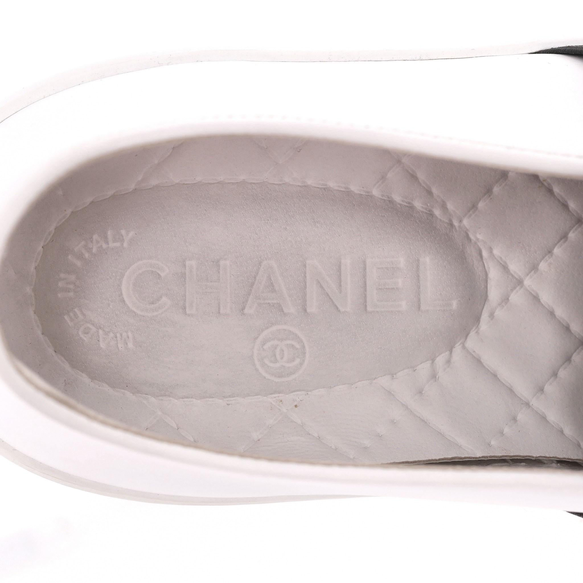Chanel Slip On Leather Sneakers 5