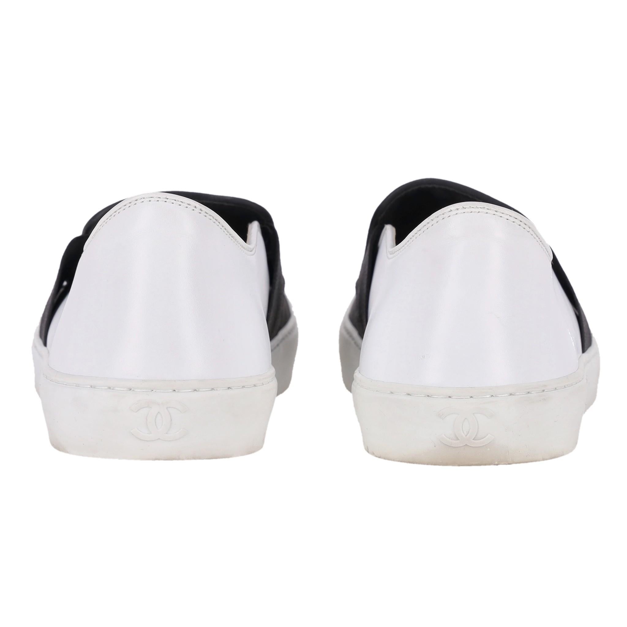 Chanel Slip On Leather Sneakers 1