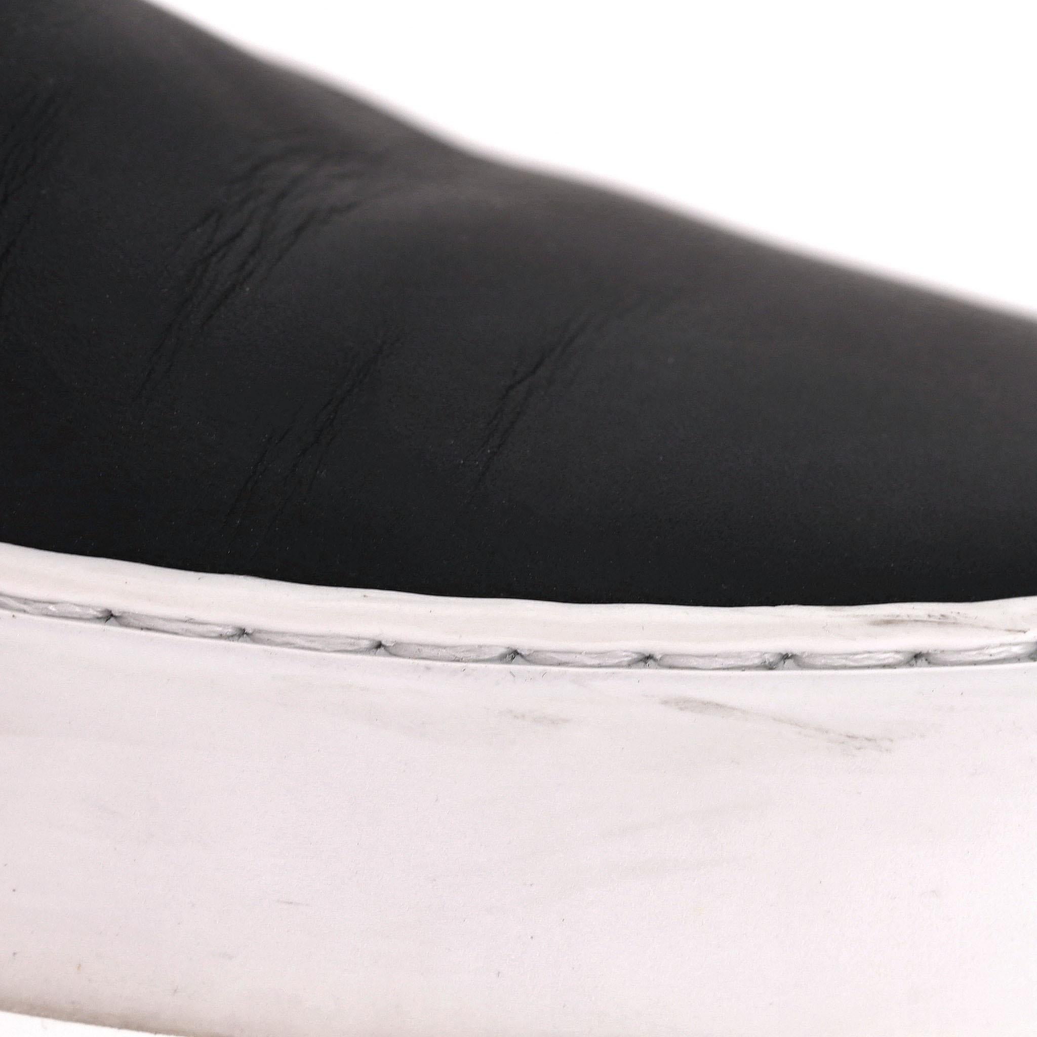 Chanel Slip On Leather Sneakers 3