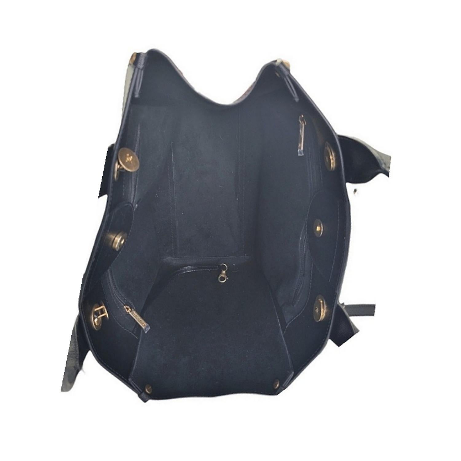 Chanel Small Black Caviar Studded Deauville Tote For Sale 1