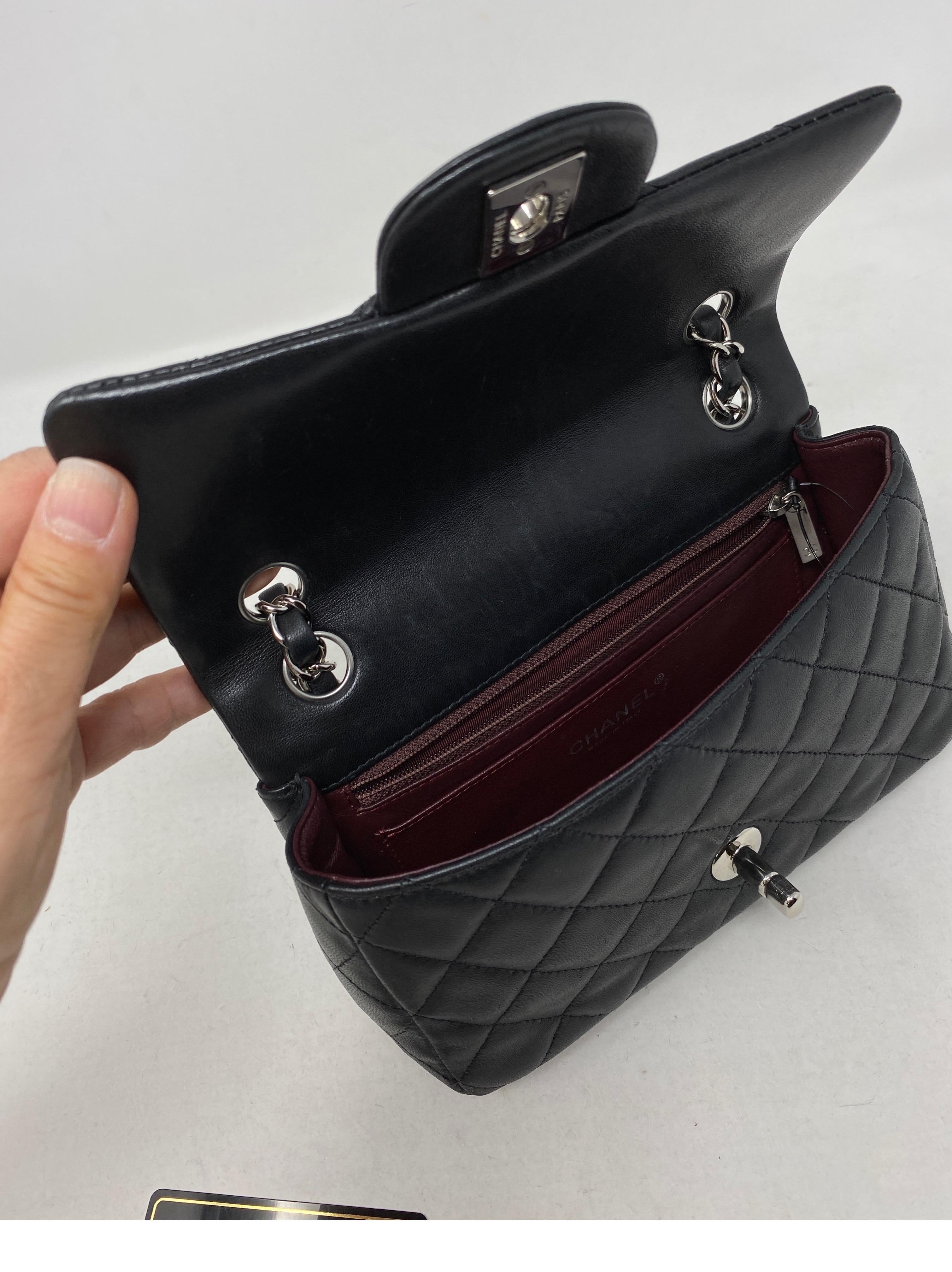 Chanel Small Black Crossbody Bag 6