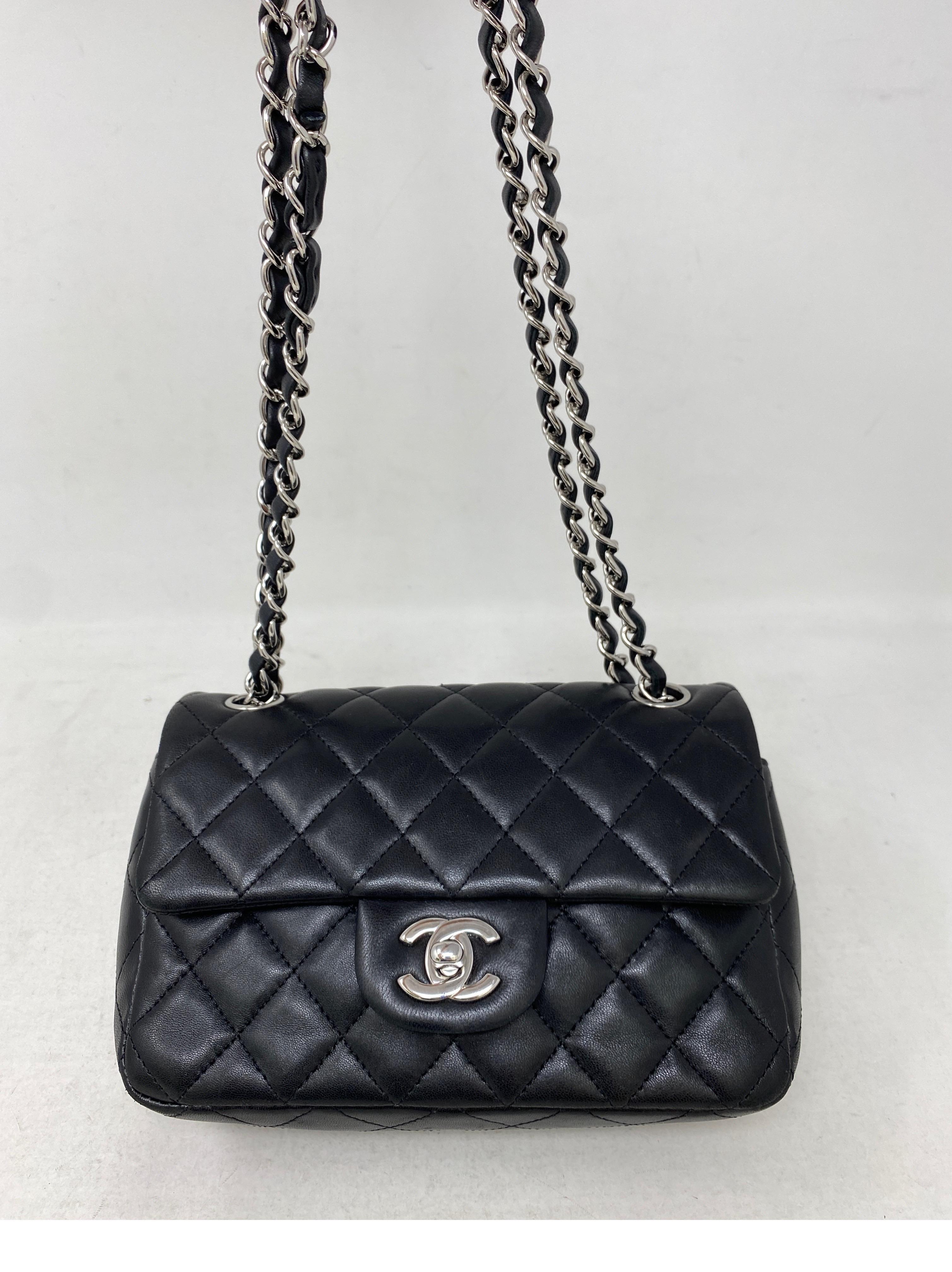 black and silver designer bag