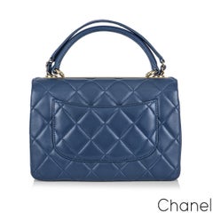 Chanel Small Blue Trendy CC Flap Bag