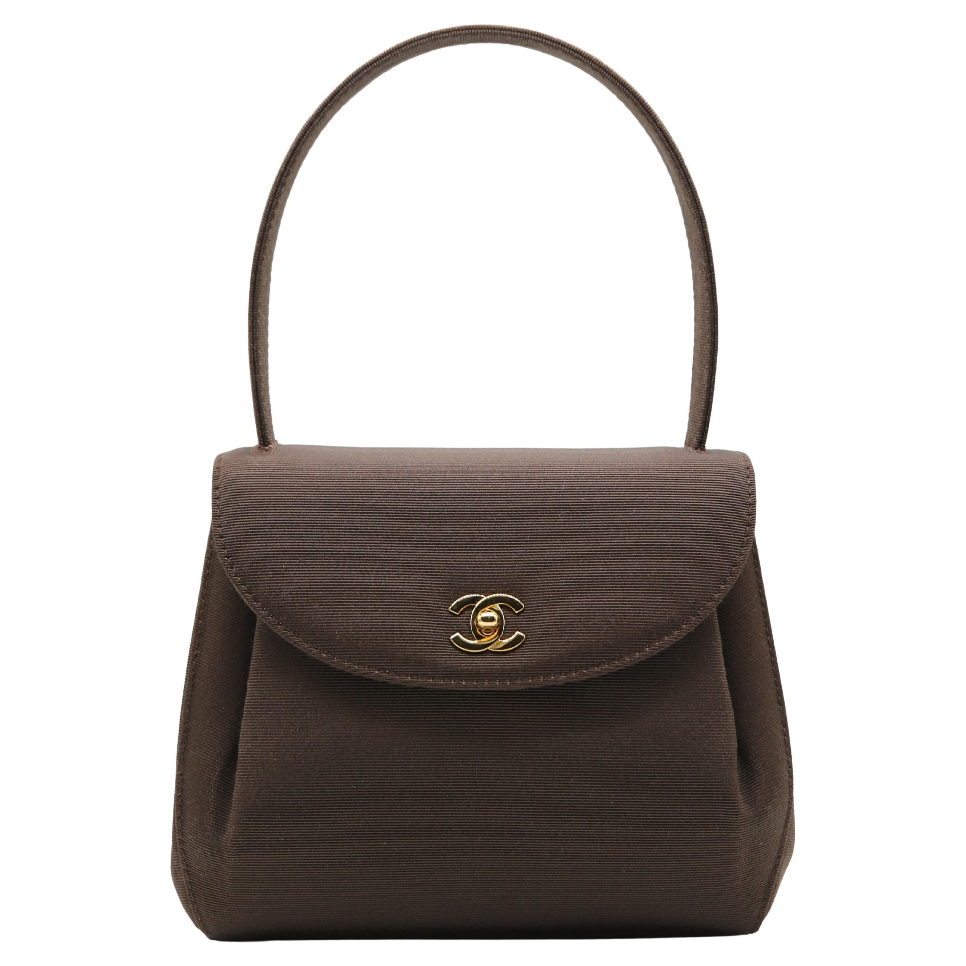 Chanel Mini Brown Kelly Handbag 