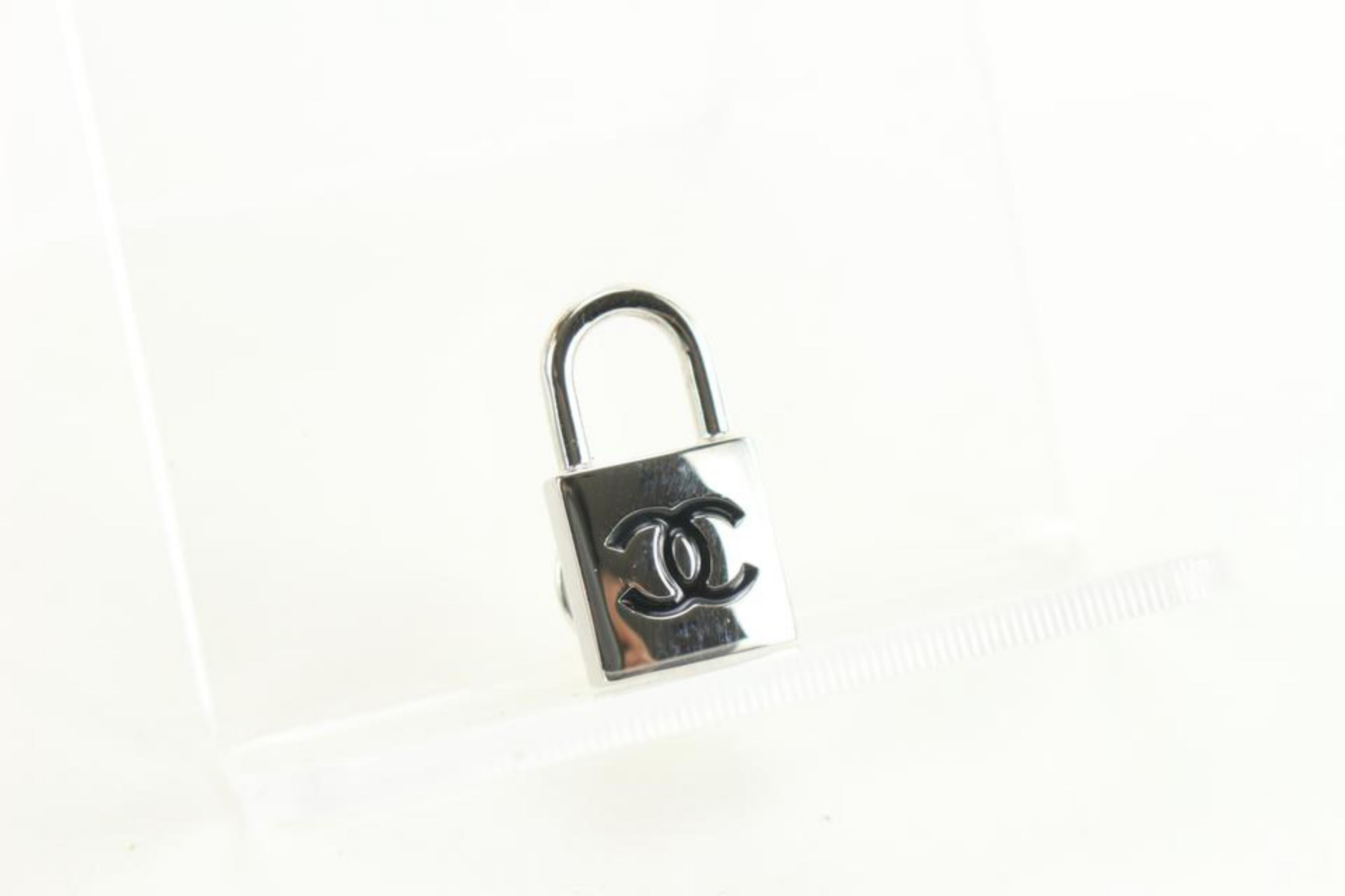 Chanel Small CC Logo Padlock Brooch Pin 43ca83s 1