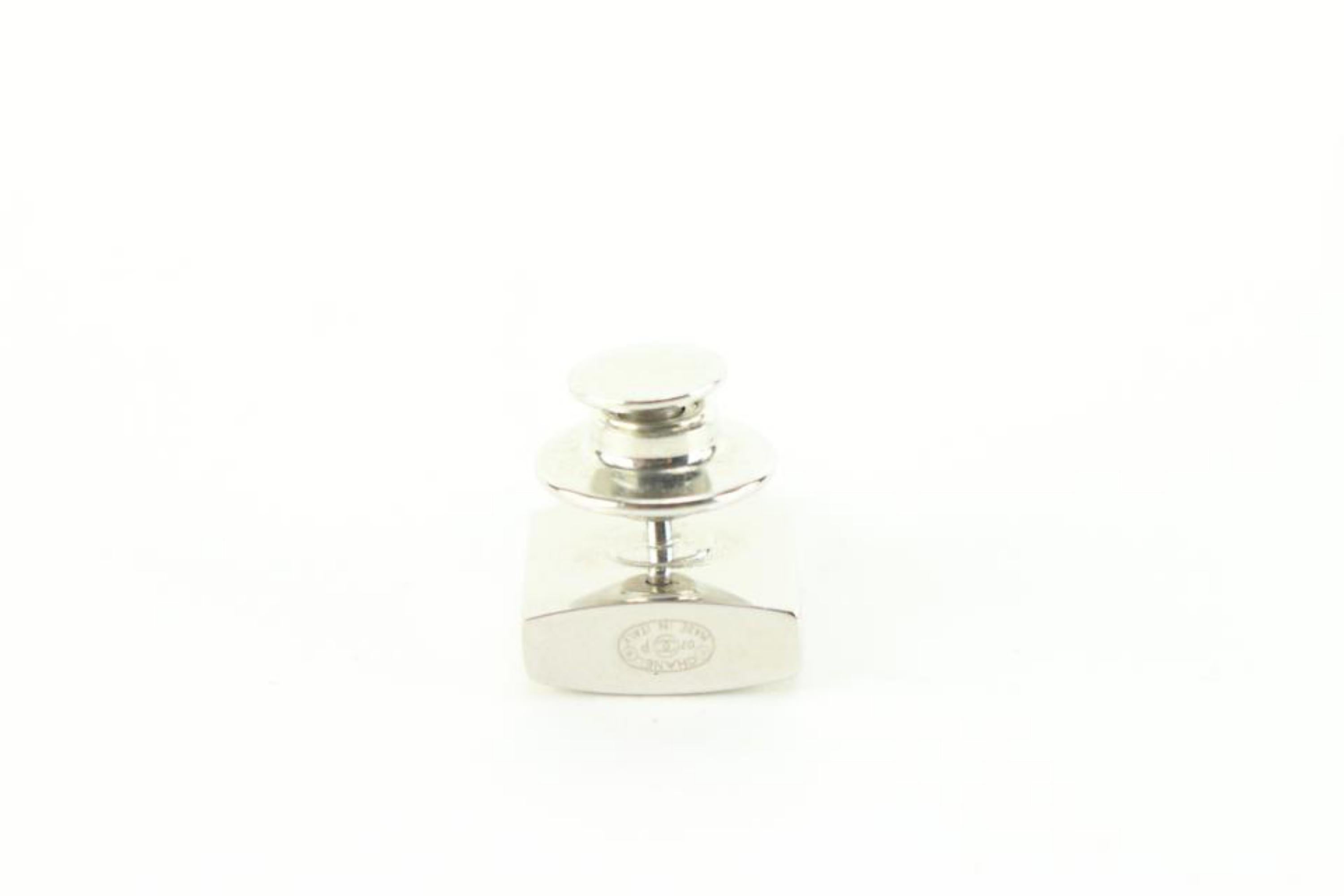 Chanel Small CC Logo Padlock Brooch Pin 43ca83s 3