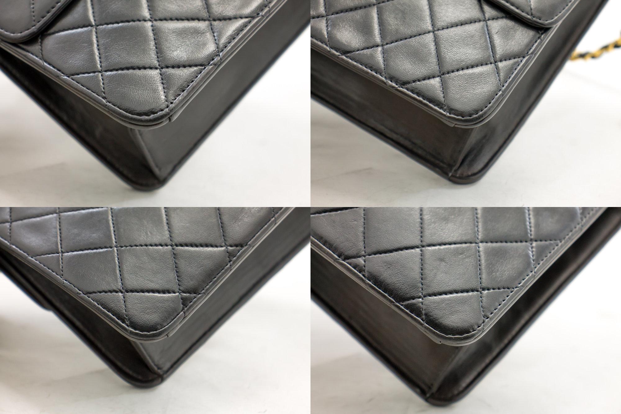 CHANEL Small Chain Shoulder Bag Black Clutch Flap Quilted Lambskin In Good Condition In Takamatsu-shi, JP