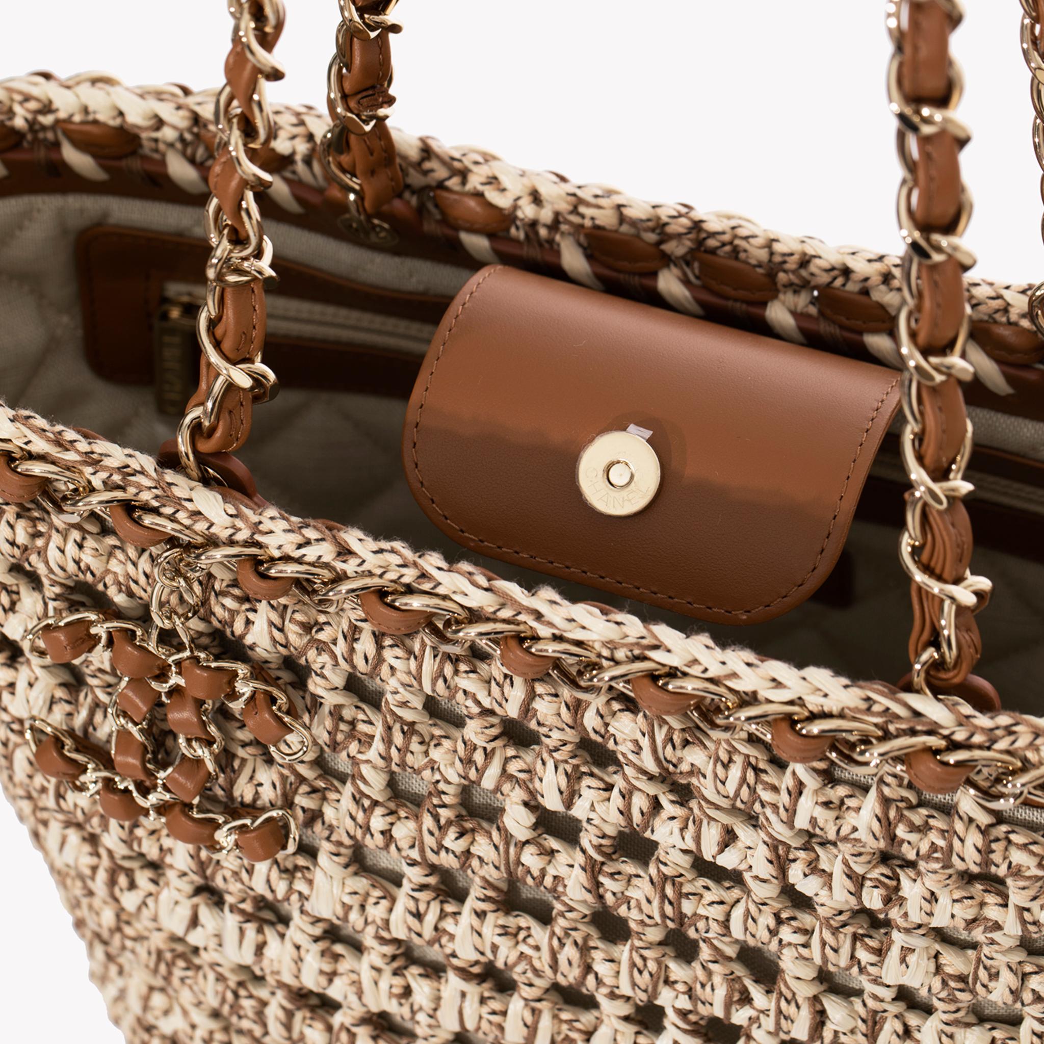 Chanel Small Crochet Shopping Tote 6