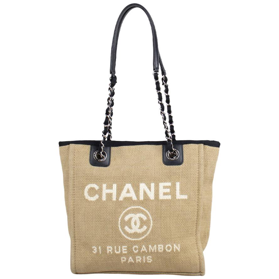 chanel deauville tote small