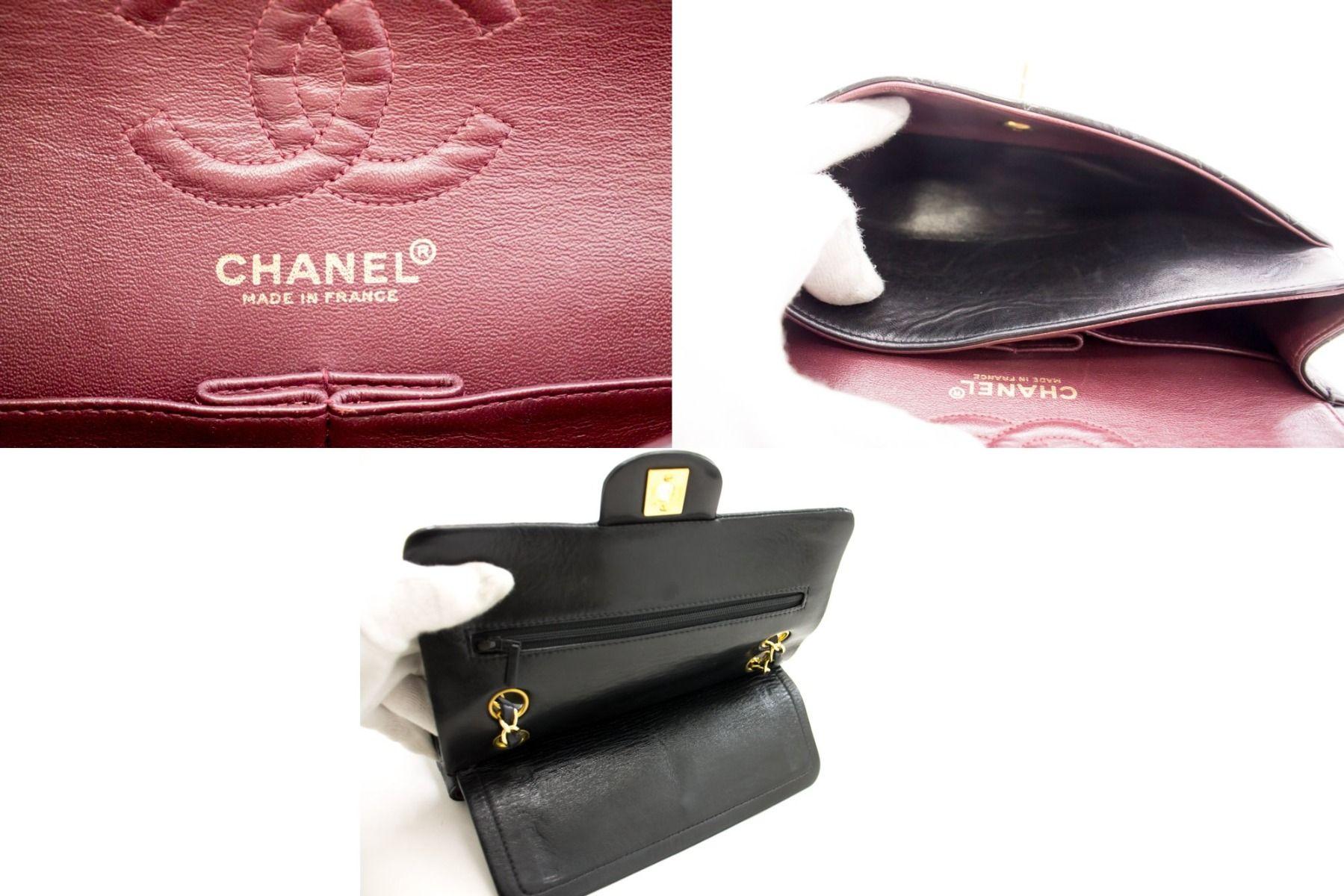 Chanel Kleine Tasche mit doppelter Klappe im Angebot 4