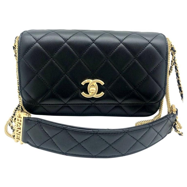 Chanel Small Flap with Chain/Leather Strap - CHANEL/CAMBON detail For Sale  at 1stDibs | chanel cambon flap bag, chanel small bag with chain, chanel  multi chain bag