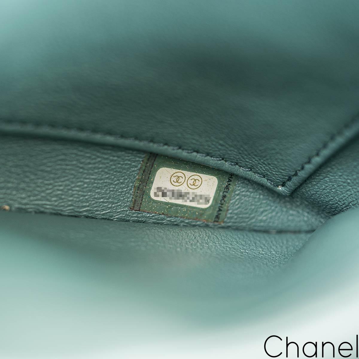 Women's Chanel Small Green Trendy CC Flap Bag