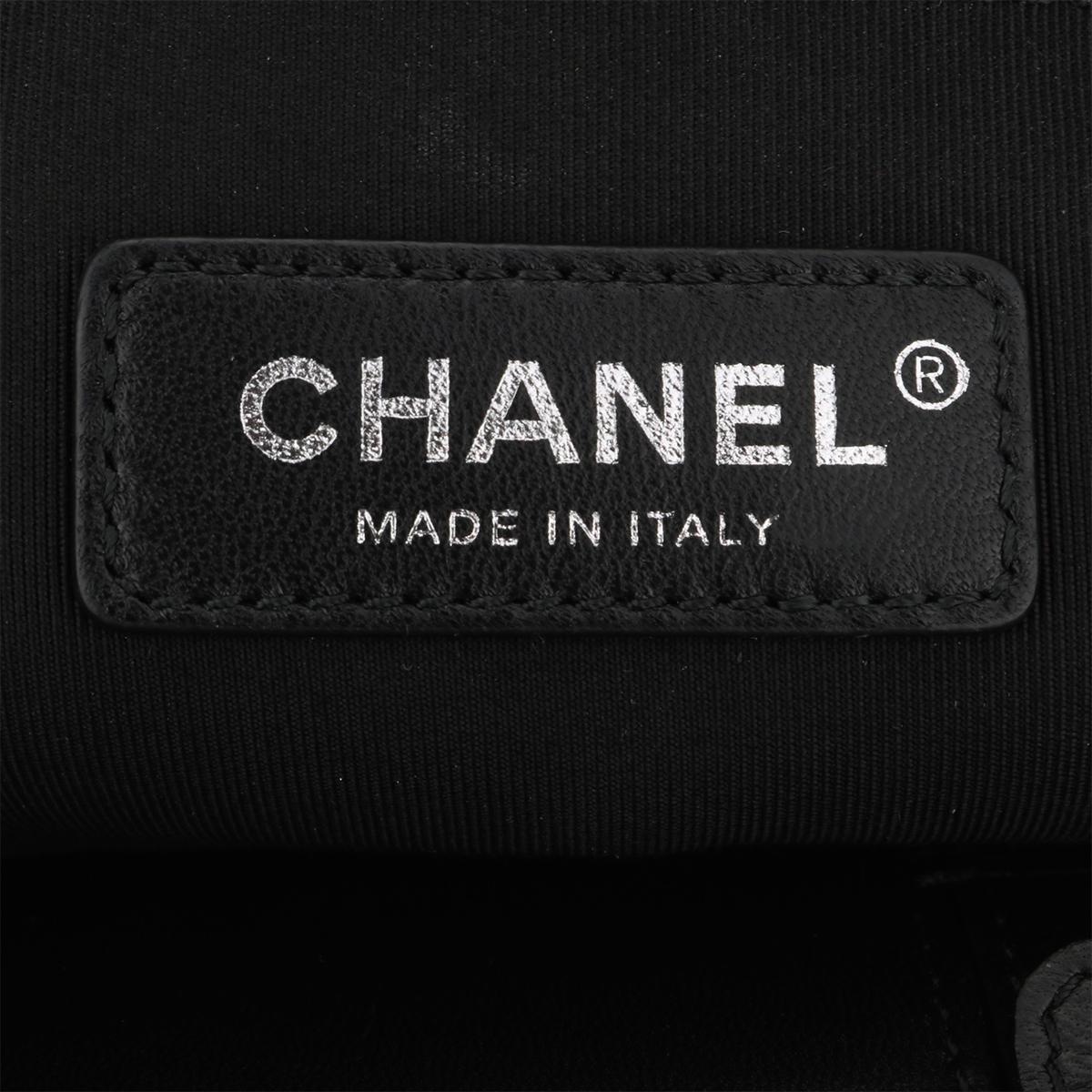 Chanel Small LED Boy Bag Black Lambskin with Rainbow Hardware 2017 11