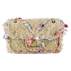 Chanel Small Multicolor Organic Crossbody Flap Bag