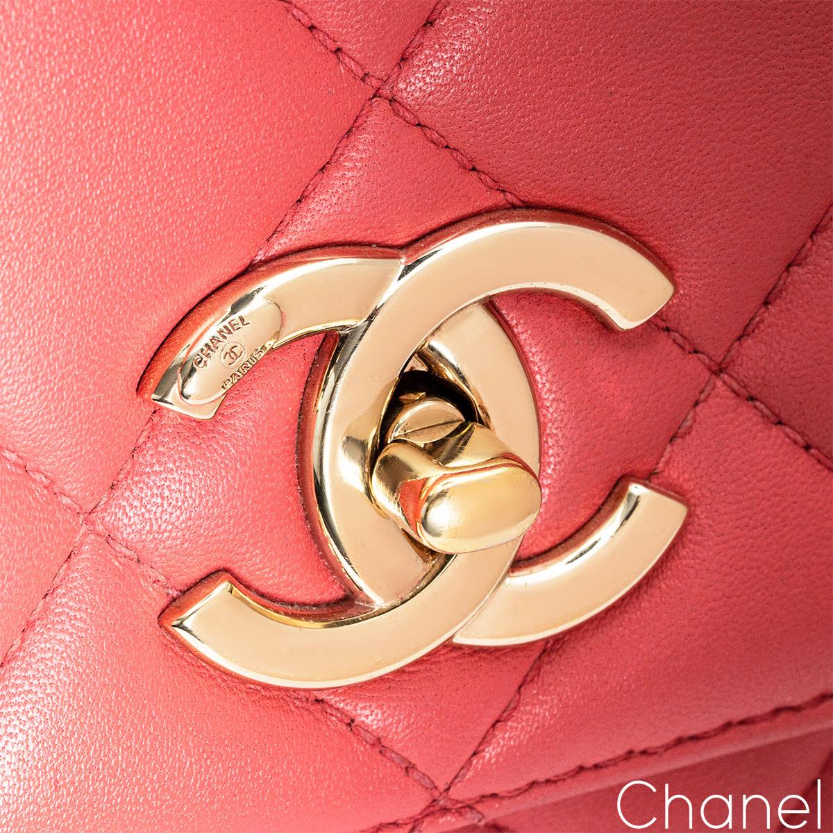 Chanel Small Pink Trendy CC Flap Bag Excellent état - En vente à London, GB