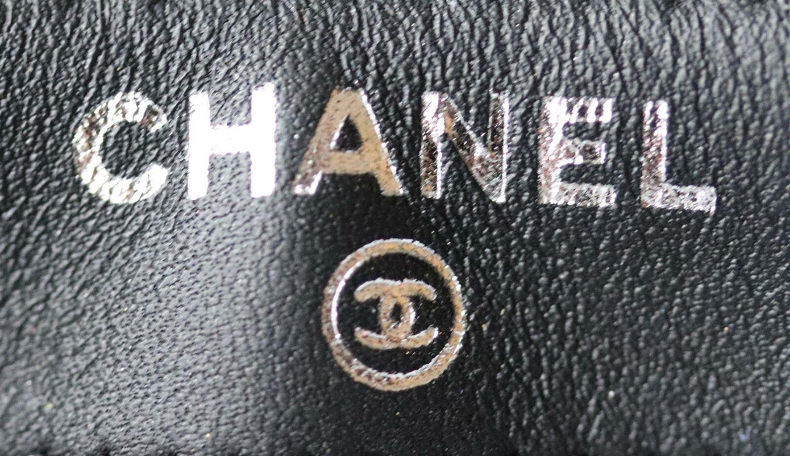 Chanel Small Quilted Velvet Clutch with Long Chain 5