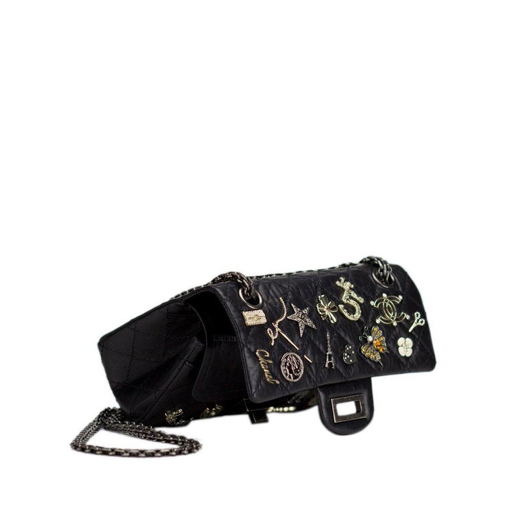 Chanel Small Reissue Charm Paris Icons Mini Flap Bag Limited Edition