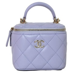 Chanel Small Vanity Bag Light Purple