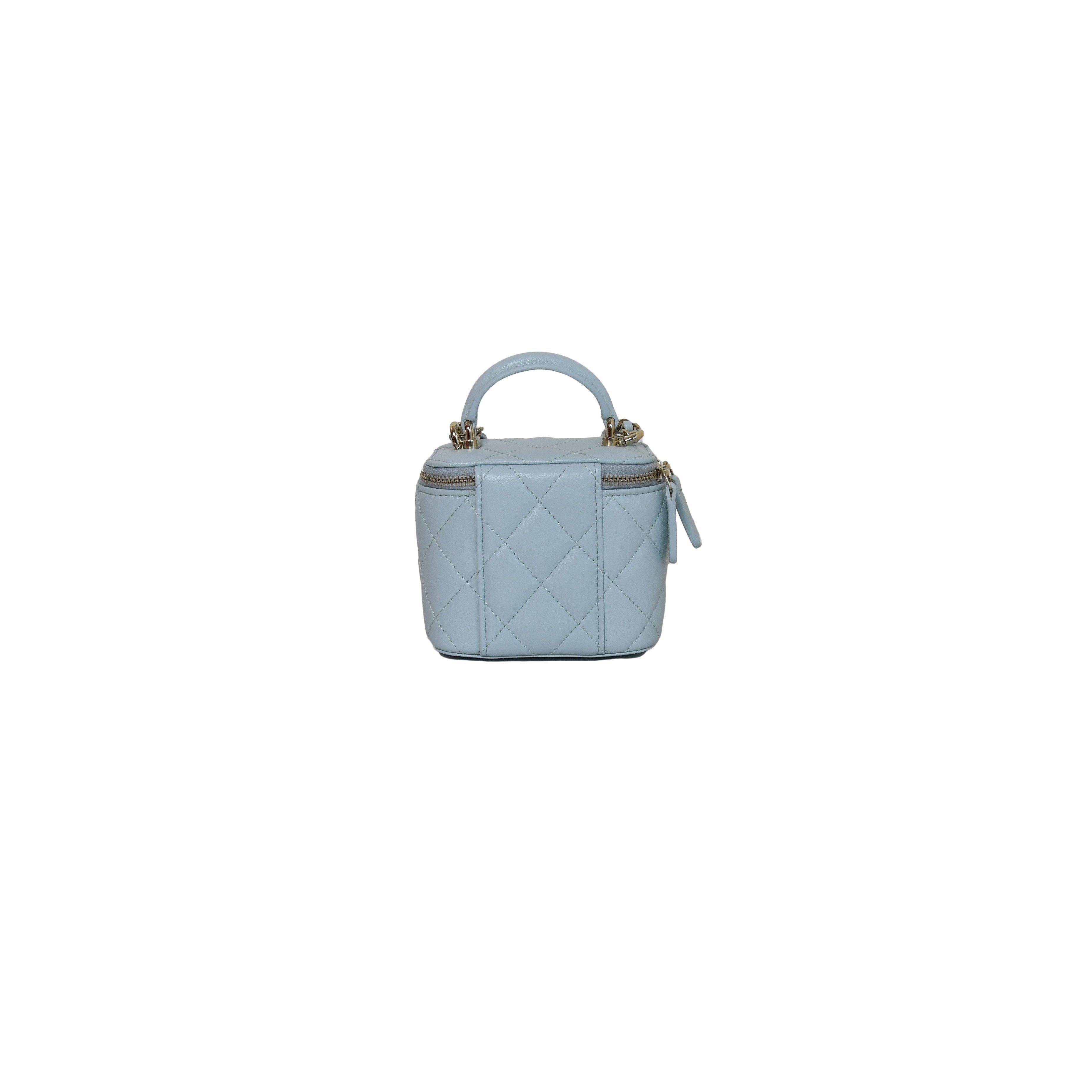 chanel vanity bag with handle