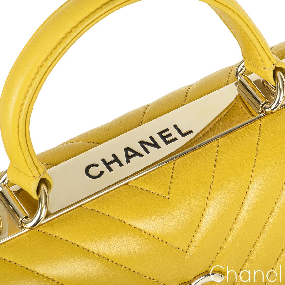 small yellow handbag