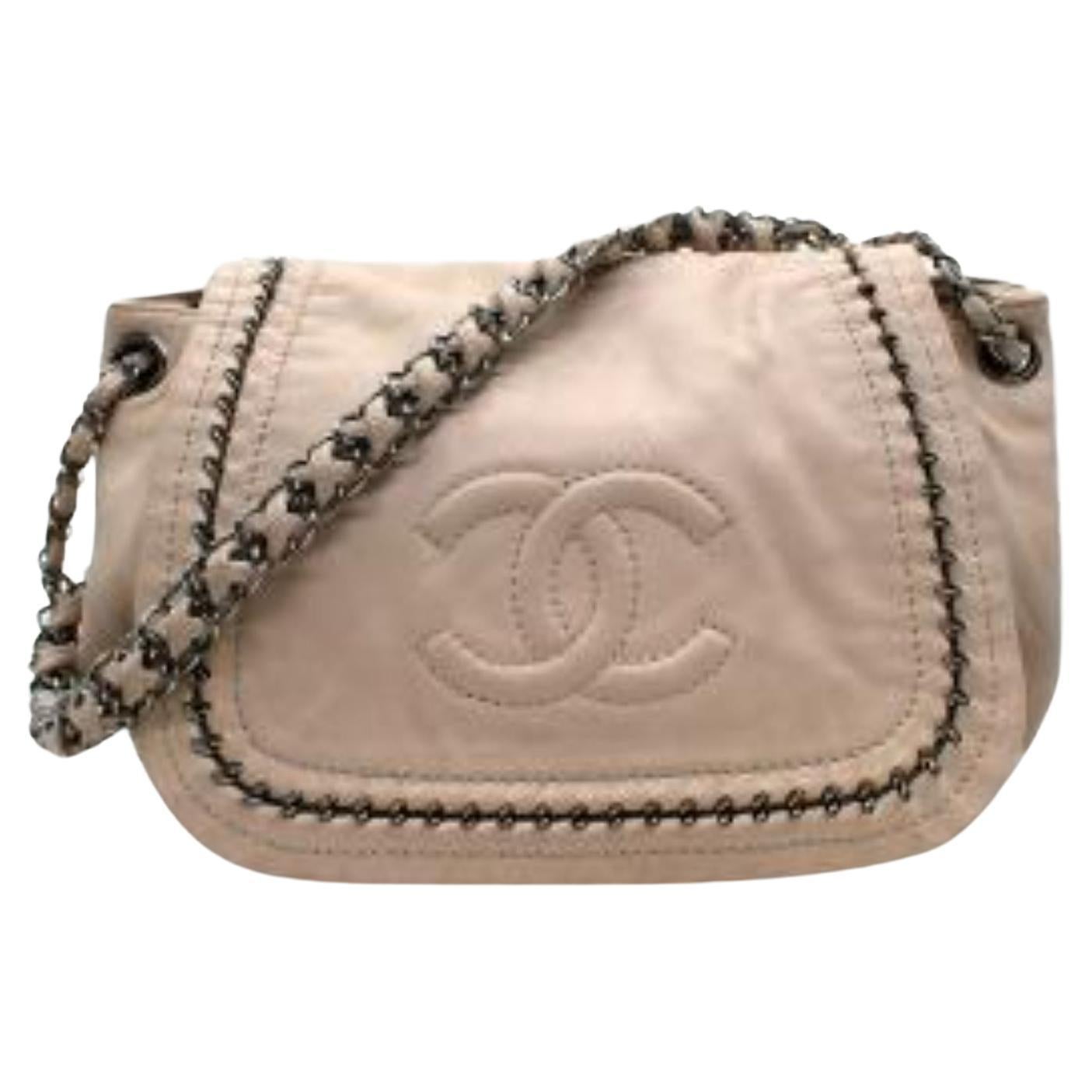 Chanel Smooth Calfskin Luxe Ligne Flap For Sale at 1stDibs
