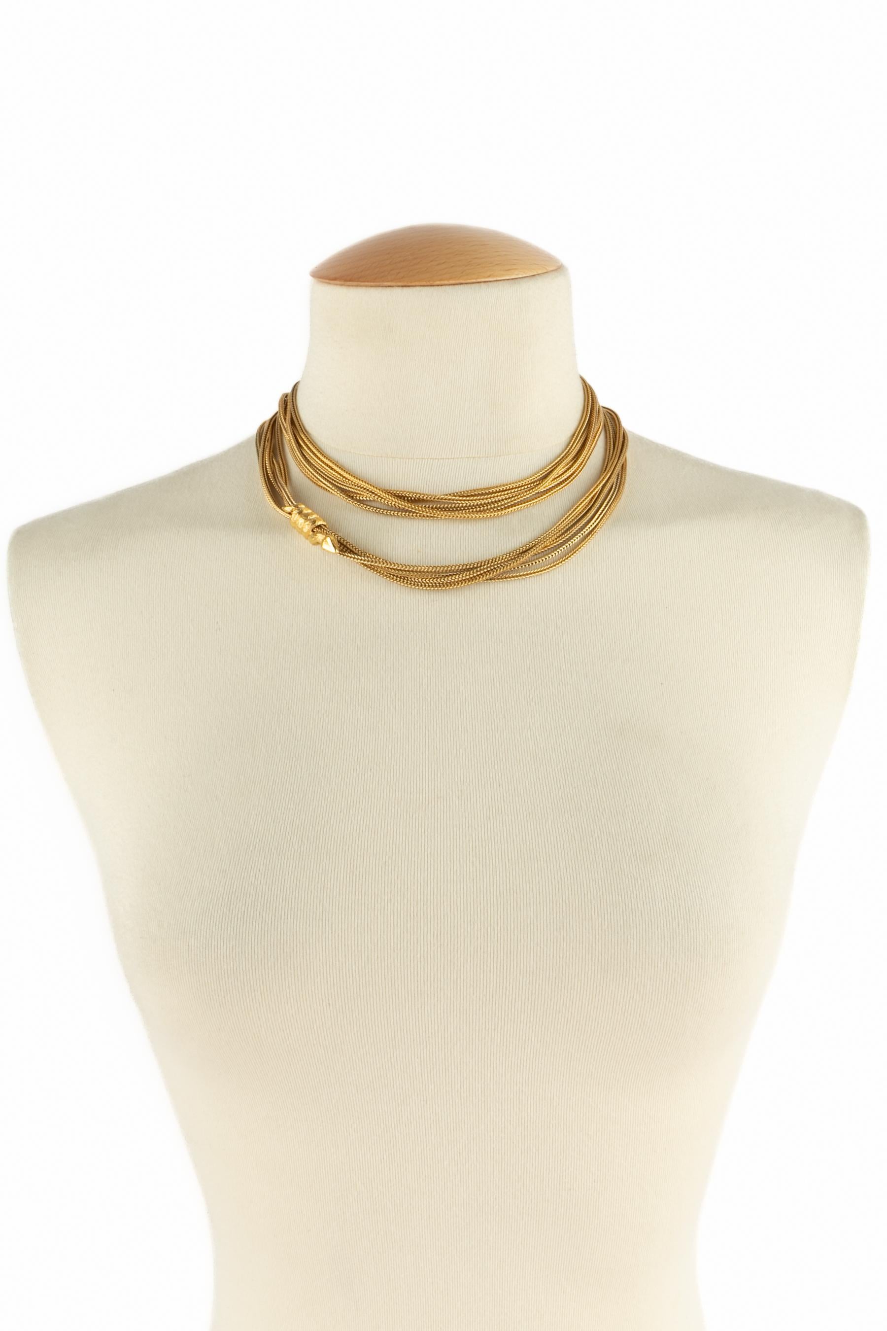 Chanel snake necklace For Sale 6