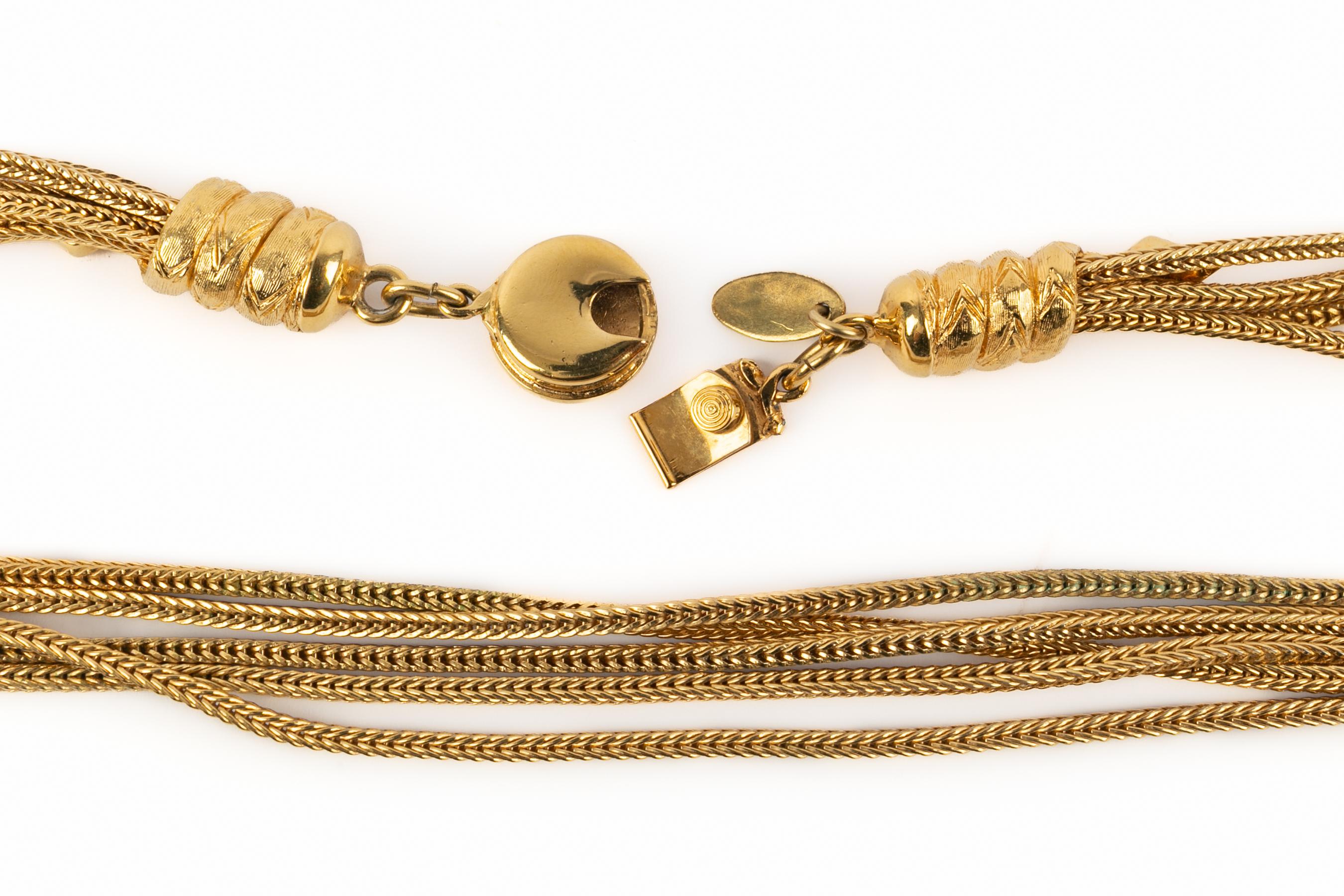 Chanel snake necklace For Sale 1