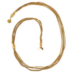 Chanel snake necklace