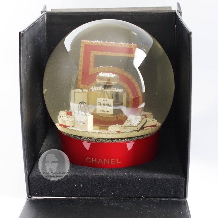 Chanel Snow Globe Perfume Shopping Bags and Presents | Large