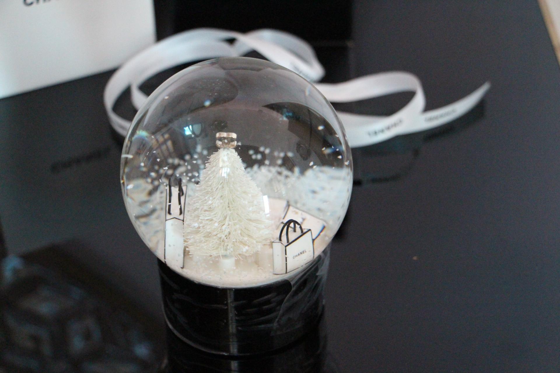 Plastic Chanel Snow Globe Dome